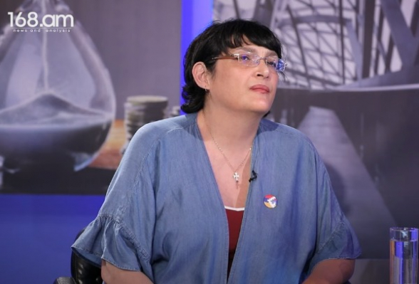 «Փաշինյանի ասածի տակ ռումբ է, որը պայթելու է. նա Արցախը նվիրում է Ադրբեջանին». Արմինե Ադիբեկյան (տեսանյութ)